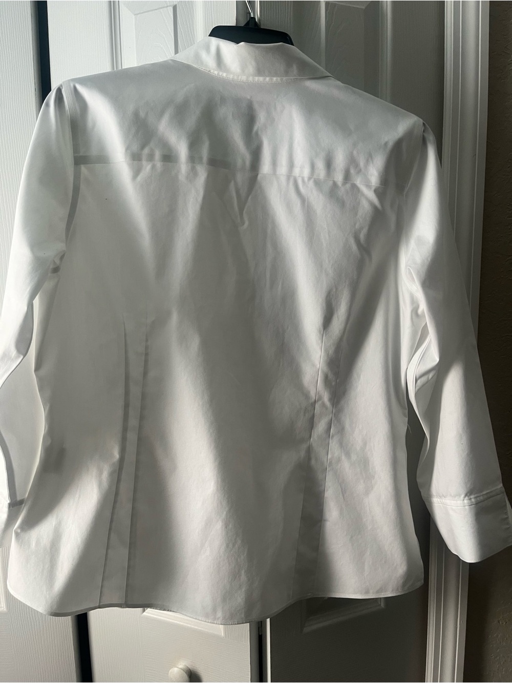 Foxcroft women’s white button down shirt size 14 - Picture 6 of 9
